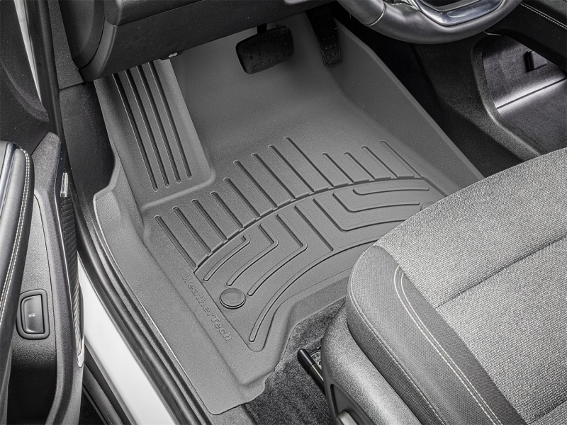 Picture of WeatherTech 24-25 GMC Acadia (Incl. Denali) w/Bench & Bucket Seats Front FloorLiner HP - Grey