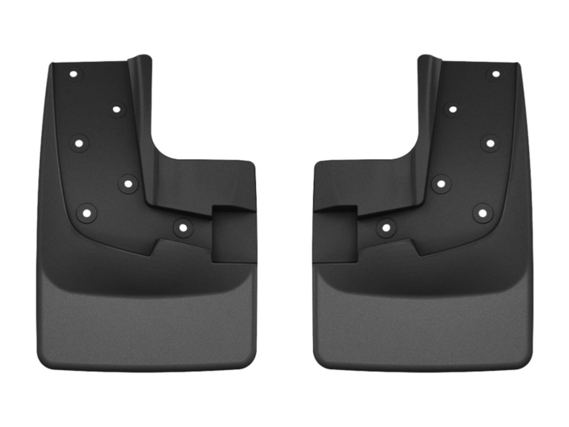 Picture of WeatherTech 24-25 Ford Ranger Raptor Supercrew Front No Drill MudFlaps - Black
