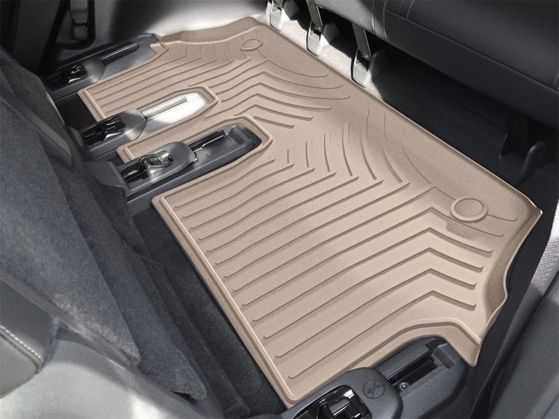 Picture of WeatherTech 2025 Infiniti QX80/Nissan Armada 2nd Row Bench Seating Rear FloorLiner - Tan