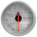 Picture of Autometer Airdrive 2-1/6in Oil Pressure Gauge 0-100 PSI - Silver