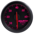 Picture of Autometer Airdrive 2-1/6in Boost Gauge 0-60 PSI - Black