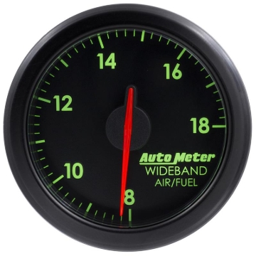Picture of Autometer Airdrive 2-1/6in Wideband Air / Fuel Gauge 10:1-17:1 ARF Range - Black
