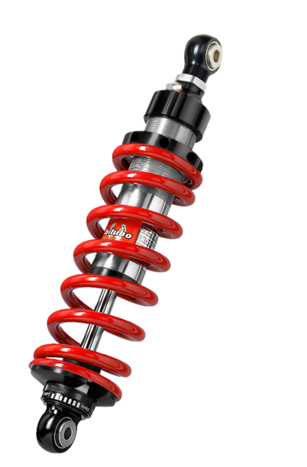 Picture of Bitubo XZE5 Monoshocks Adjustable: Spring Preload, Rebound, Length  + 5mm, Red Spring