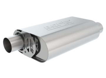 Picture of Borla CrateMuffler SBC Hot 350/383 3inch Offset/Offset 14in x 4.35in x 9in Oval Muffler