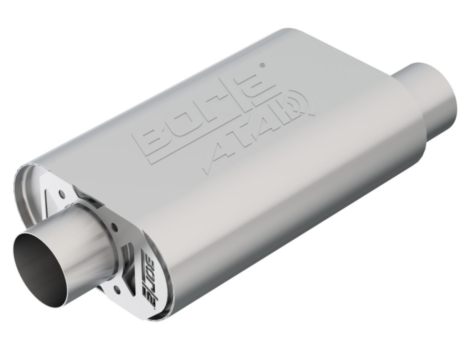 Picture of Borla CrateMuffler SBC Hot 350/383 3 inch Offset/Center 14in x 4.35in x 9in Oval Muffler