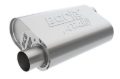 Picture of Borla CrateMuffler SBC Hot 350/383 3inch Offset/Offset 14in x 4.35in x 9in Oval Muffler