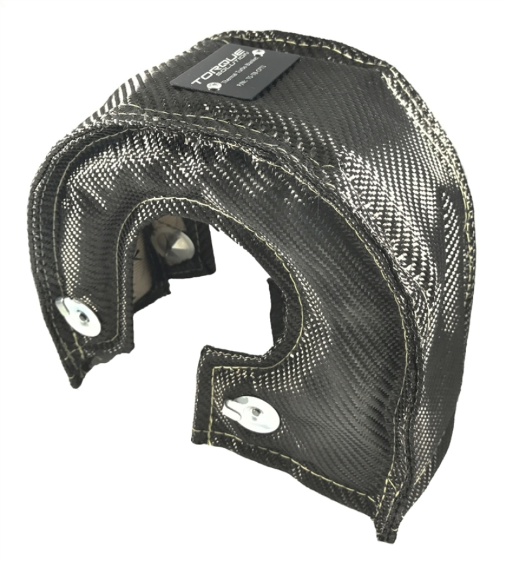 Picture of Torque Solution Thermal Turbo Blanket (Carbon Fiber) Fits T4/GT35/GT35/GT40/GT45/GT/47/GT55