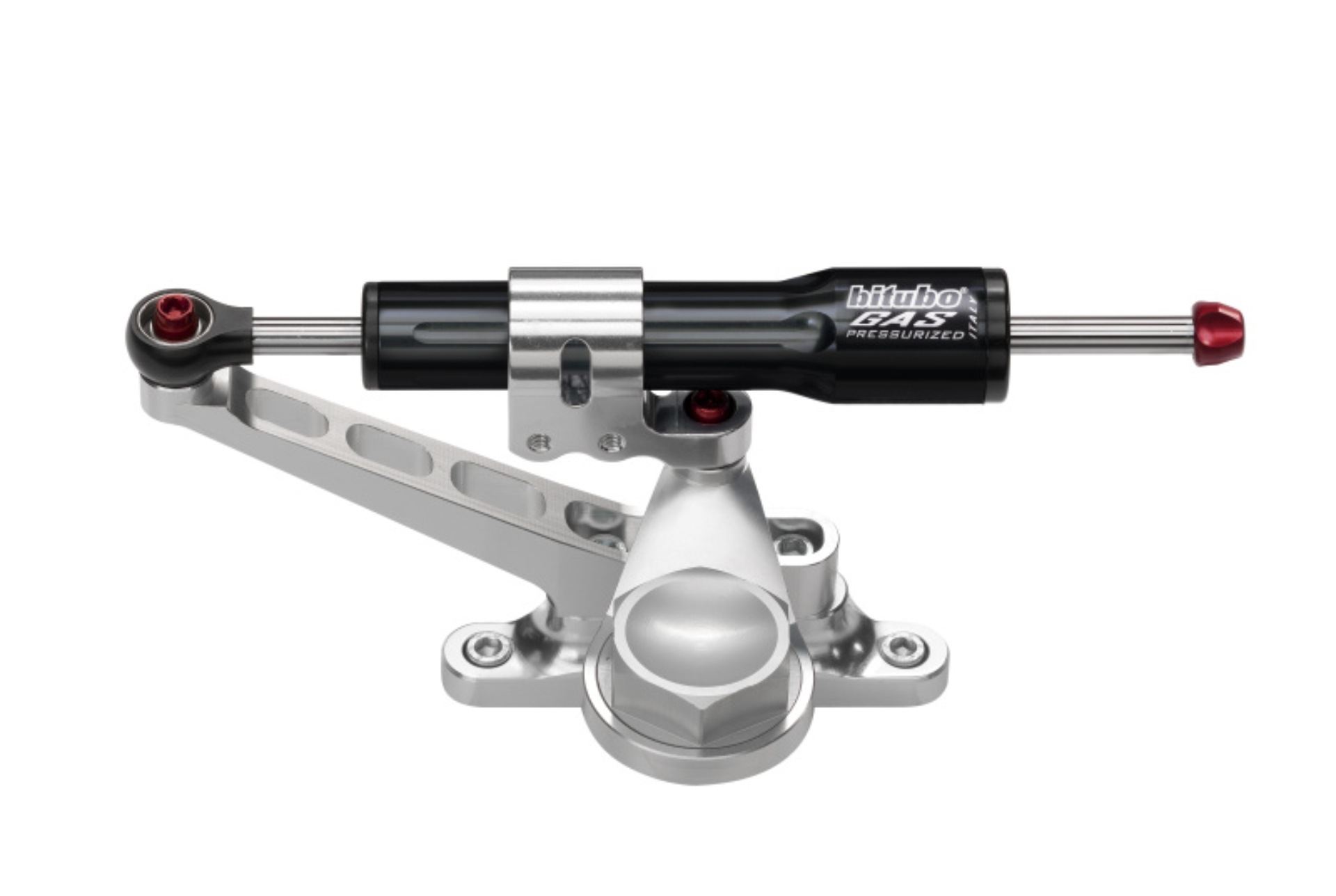 Picture of Bitubo KITT Steering Damper Kit For Over Tank Mountingwith Black Shock Absorber