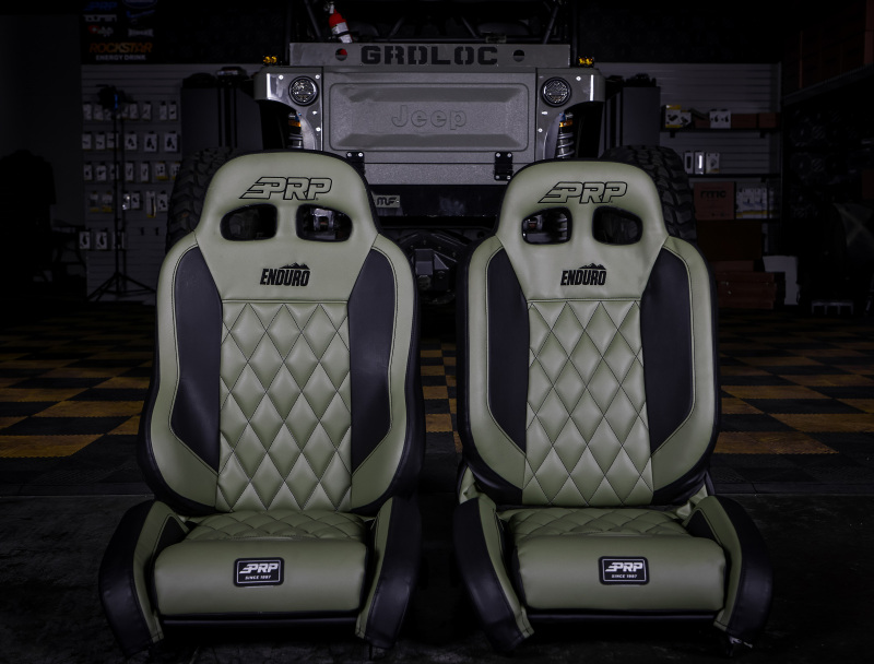 Picture of PRP 97-02 Jeep Wrangler TJ Enduro Elite Suspension Seat Trek Edition Kit