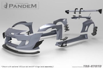 Picture of GReddy Scion FR-S Pandem Wide Body V3 Side Canards