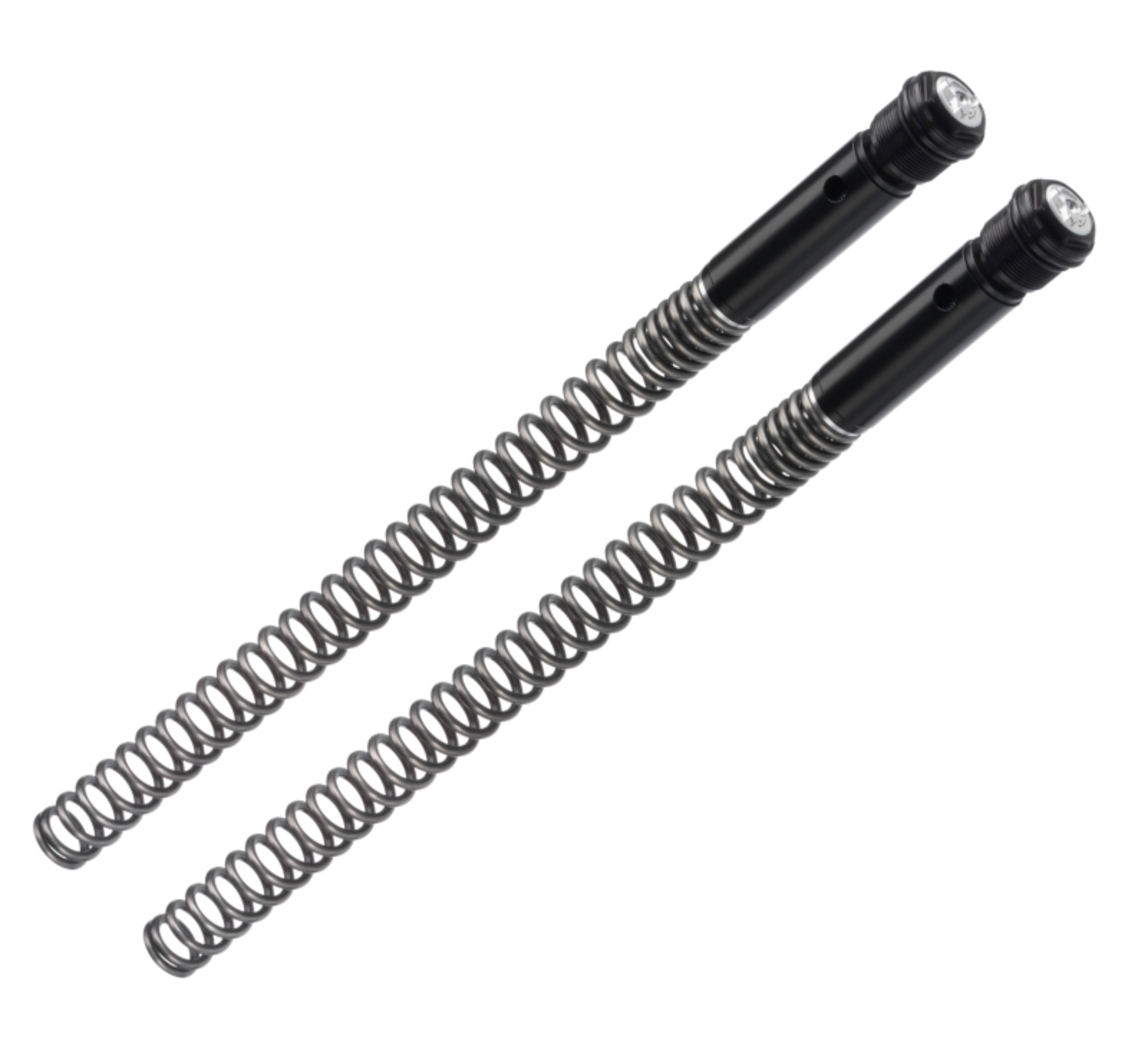 Picture of Bitubo KB1 Springs And Caps Kit Adjustable: Spring Preload, w/o  Oil, Blk Ring, Lowering To -10mm