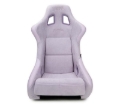 Picture of NRG FRP Bucket Seat (Large) Prisma-Chromatic Lilac Vegan Suede w/ Chameleon back