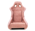 Picture of NRG FRP Bucket Seat (Large) Prisma-Chromatic Mauve Vegan Suede w/ Chameleon Back