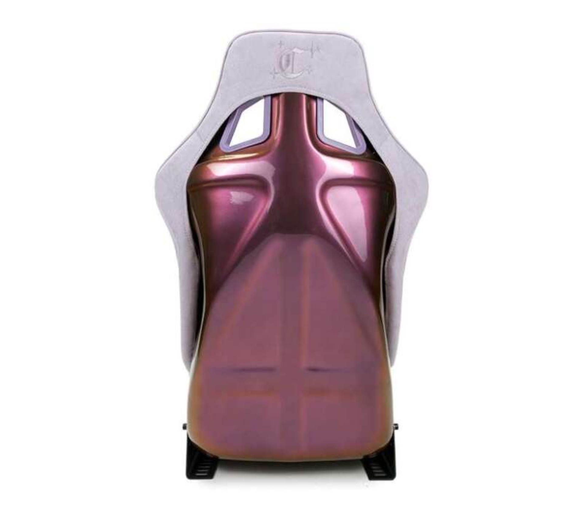Picture of NRG FRP Bucket Seat (Medium) Prisma-Chromatic Lilac Vegan Suede w/ Chameleon Back