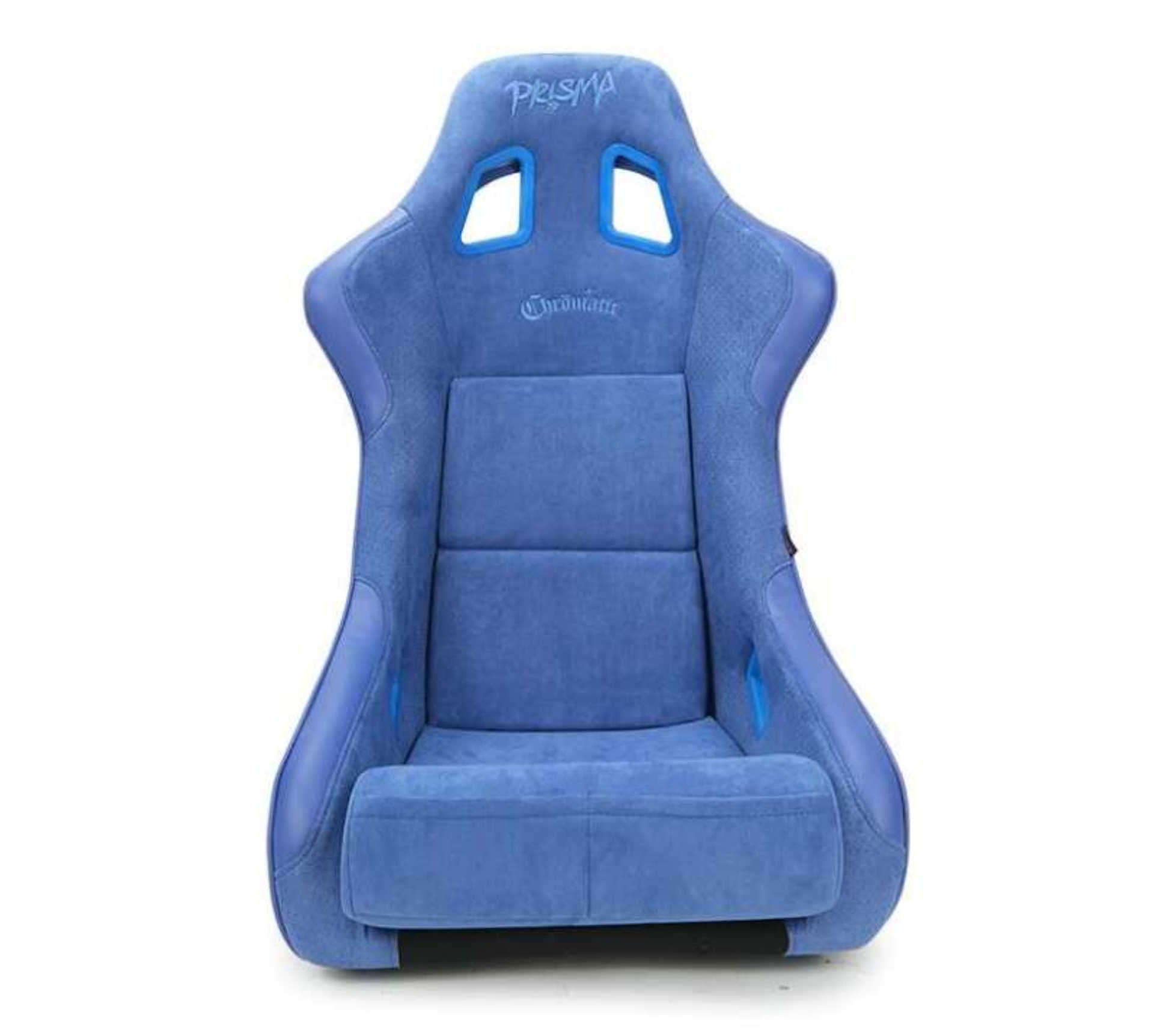 Picture of NRG FRP Bucket Seat (Medium) Prisma-Chromatic Royal Blue Vegan Suede w/ Chameleon Back