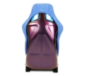 Picture of NRG FRP Bucket Seat (Medium) Prisma-Chromatic Royal Blue Vegan Suede w/ Chameleon Back