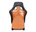 Picture of NRG FRP Bucket Seat (Large) Prisma Edition w/ Orange Pearlized Back - Spooky Edition (Spiders/Bats)