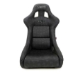 Picture of NRG FRP Bucket Seat (Large) Prisma Edition w/ Orange Pearlized Back - Spooky Edition (Spiders/Bats)