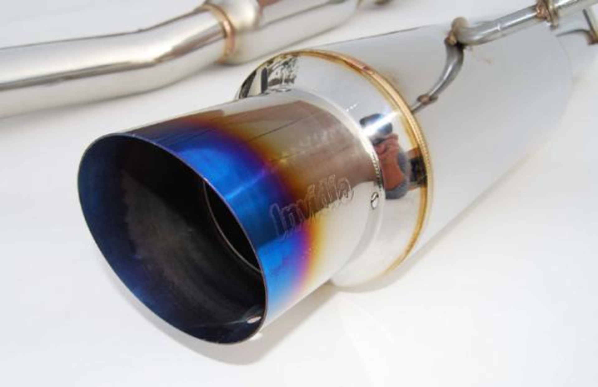 Picture of Invidia 02-07 WRX/STi 76mm N1 REGULAR Titanium Tip Cat-back Exhaust