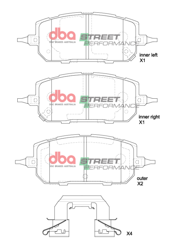 Picture of DBA 2021+ Mazda MX30 SP Performance Front Brake Pads