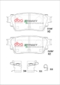 Picture of DBA 19-24 Nissan Altima (w/Electronic Parking Brake) SP Performance Rear Brake Pads