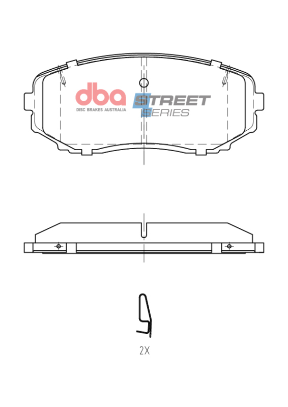 Picture of DBA 2018+ Mitsubishi Eclipse Cross Street Series Front Brake Pads
