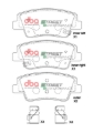 Picture of DBA 2023+ Hyundai Ioniq 5/Kia EV6 SP Performance Front Brake Pads