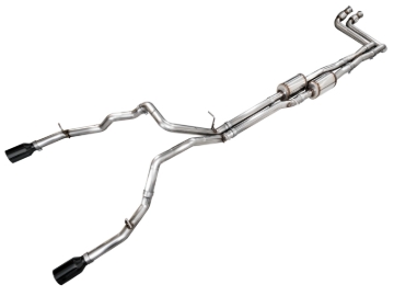 Picture of AWE Tuning 25+ RAM 1500 3.0TT 0FG Cat-Back Touring Exhaust - Diamond Black Tips