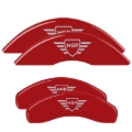 Picture of MGP 21-24 Chevy Trailblazer Front & Rear Brake Caliper Cover Set- Red