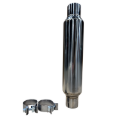 Picture of Kooks 2.5in Round Clamp In Muffler 14in Long Polished Stainless Steel