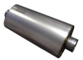Picture of Kooks 3in Oval Center/Center Muffler 18in Long Body Polished Stainless Steel
