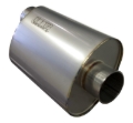Picture of Kooks 3in Oval Center/Offset Muffler 12in Long Body Stainless Steel