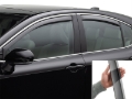 Picture of WeatherTech 2025 Toyota Camry Front & Rear Side Window Deflectors - Dark Smoke