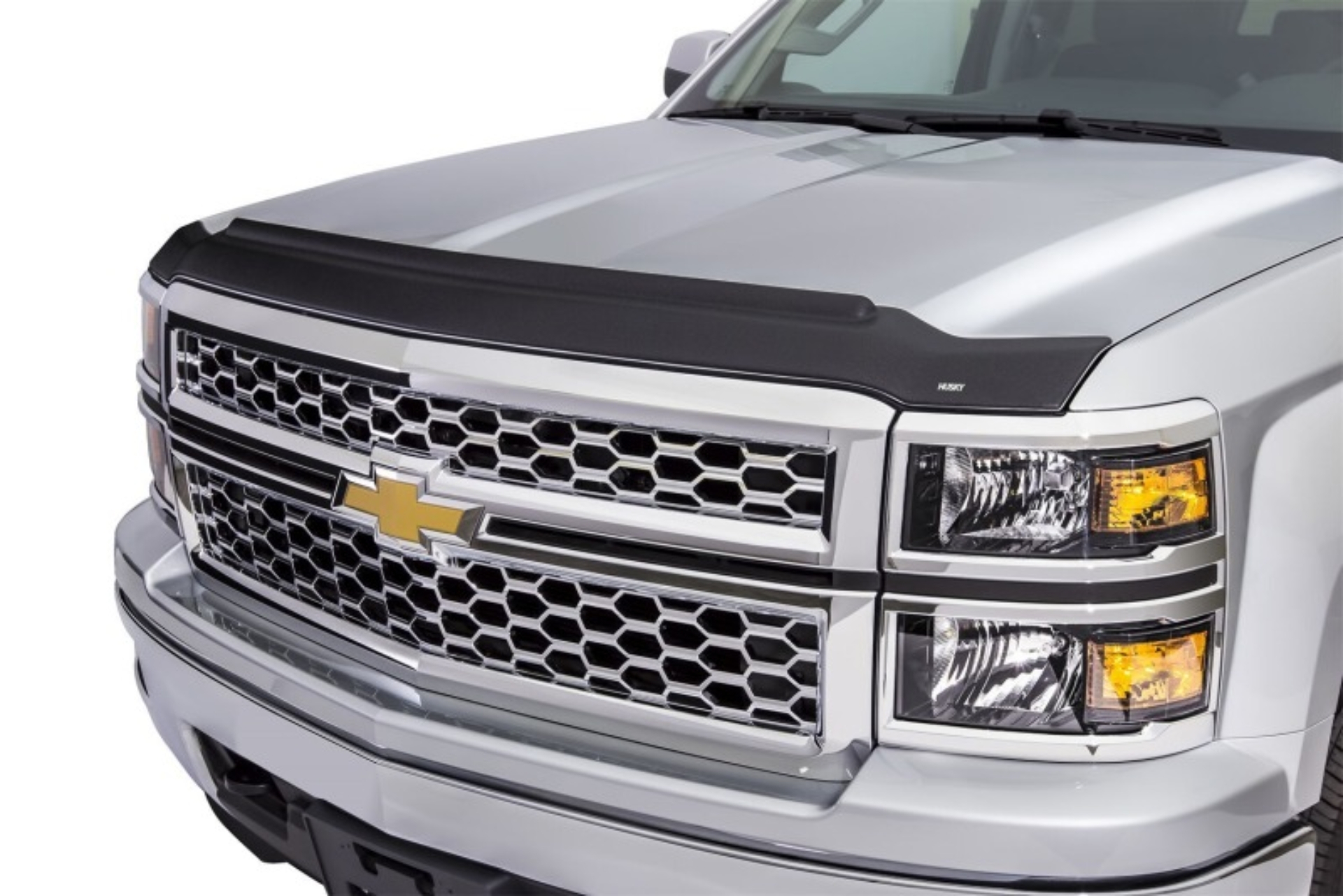 Picture of Husky Liners 15-19 Chevrolet Silverado 2500/3500 (No Indc Sys Hd) Aeroskin II Low Profile - Tex. Blk