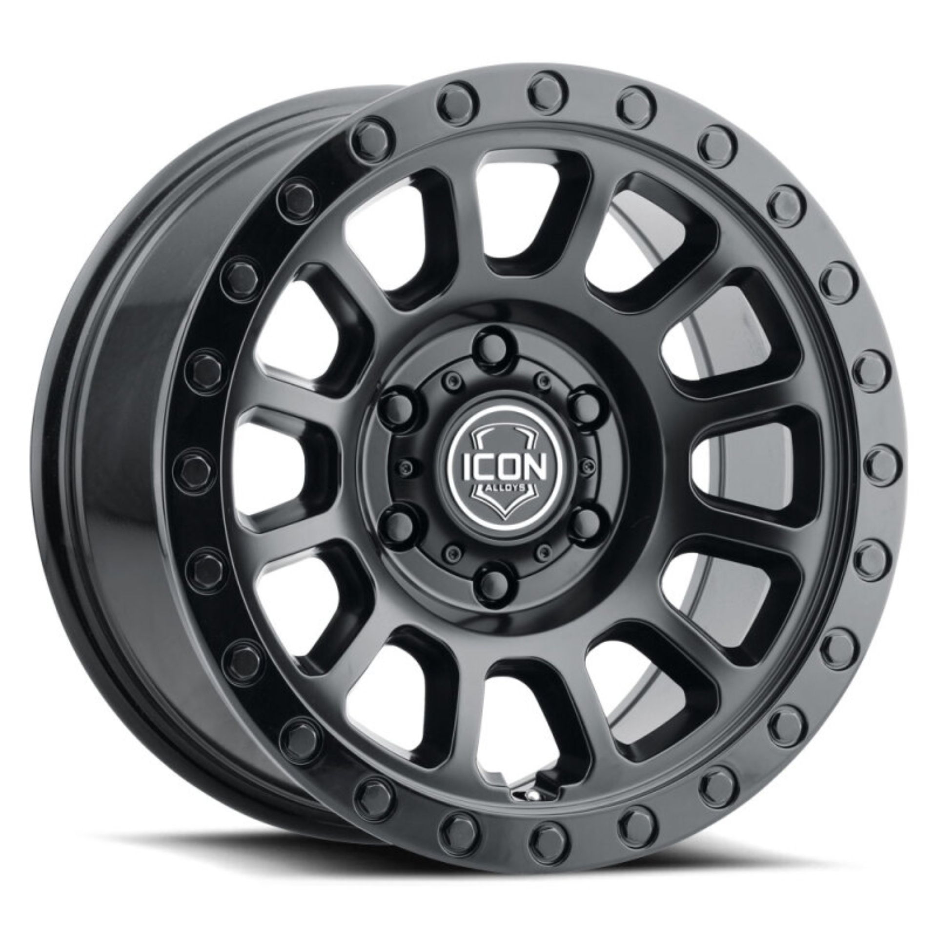 Picture of ICON Hulse 17 X 8.5 / 6 X 5.5 / 25mm Offset / 5.75in BS Double Black