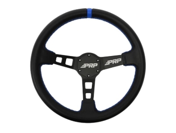 Picture of PRP Deep Dish Leather Steering Wheel - Blue