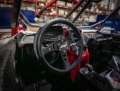 Picture of PRP Flat Leather Steering Wheel - Blue