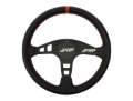 Picture of PRP Flat Leather Steering Wheel - Red