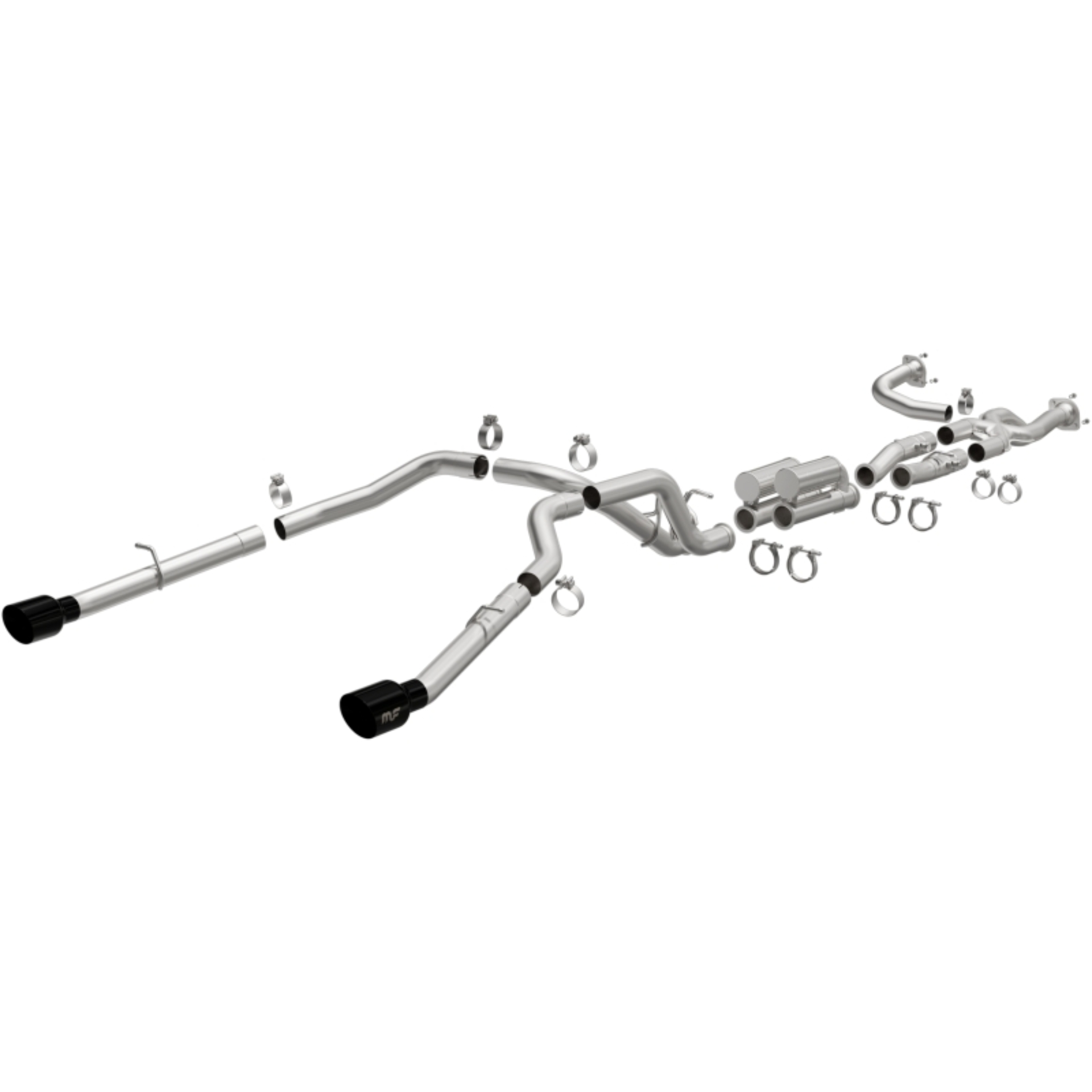 Picture of 19704-SPEQ Series Black Chrome Cat-Back System Ram