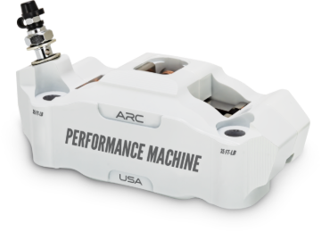 Picture of Performance Machine 125 x 4 Race Series Radial Mount Caliper with ARC - Left - White