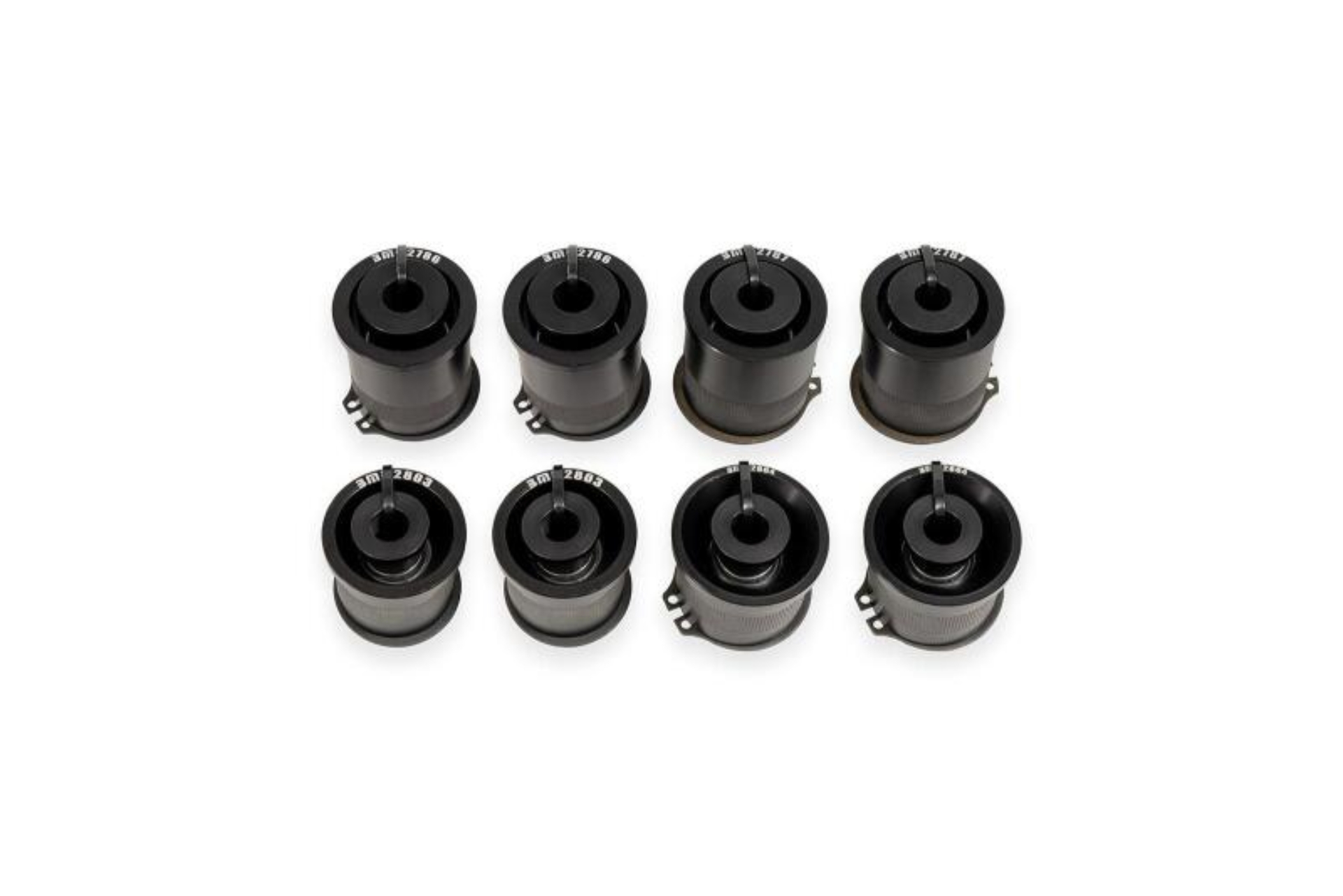 Picture of BMR 97-04 Chevrolet Corvette C5 / 05-13 C6 Rear Upper & Lower Control Arms Bearing Kit - Black