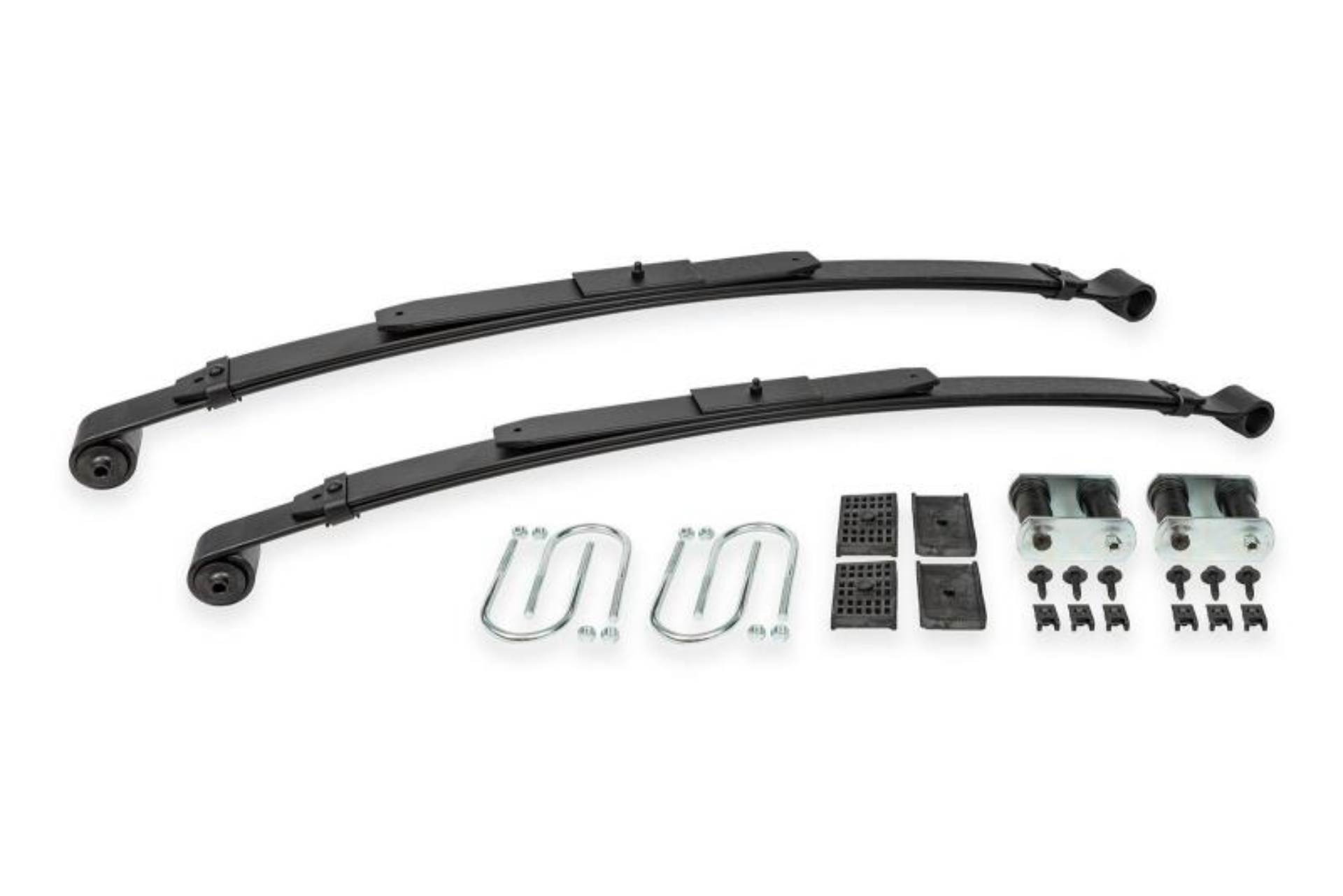Picture of BMR 67-69 GM F-Body / 68-74 X-Body 2in Drop Rear Lowering Leaf Springs w/ Install Kit - Black