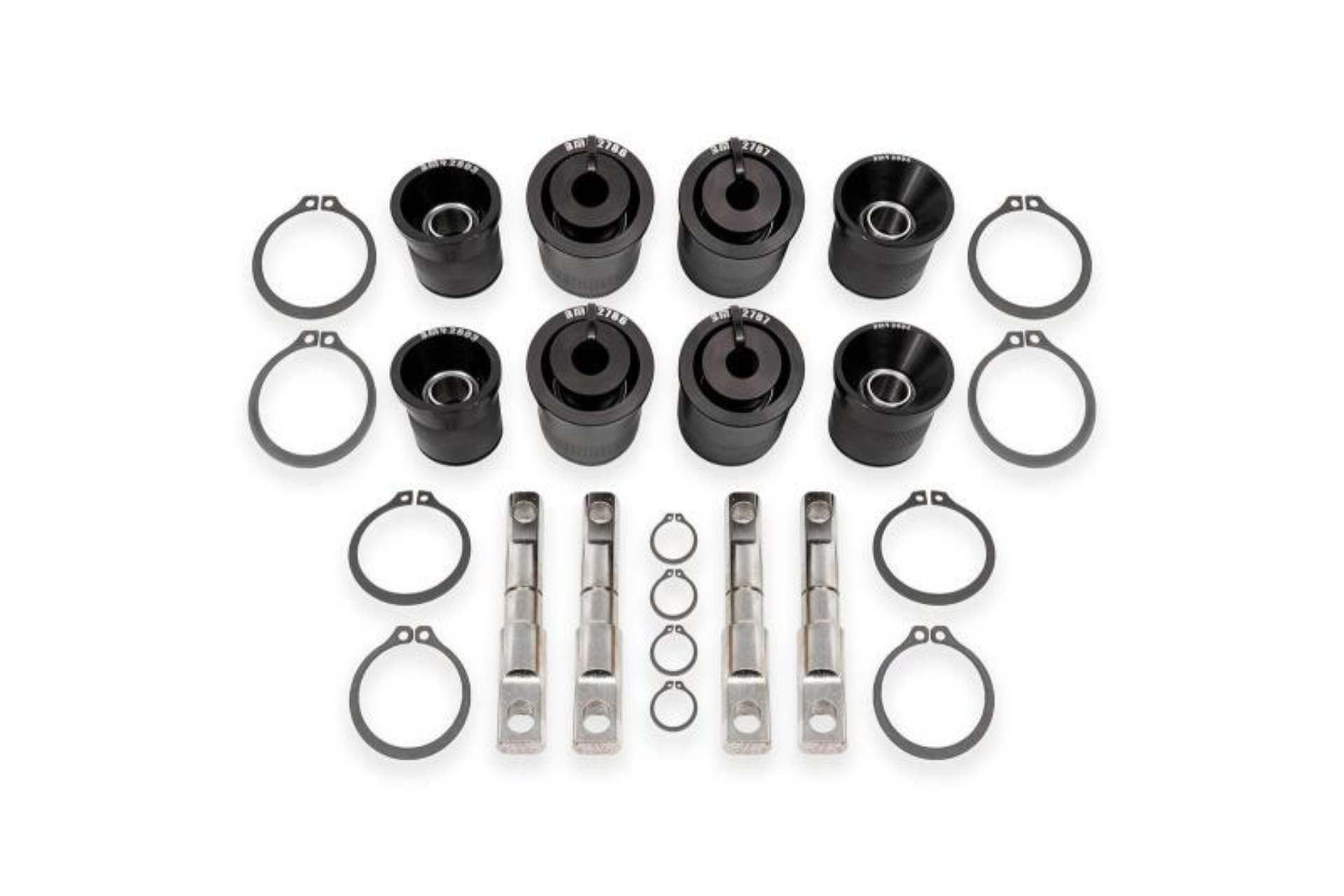 Picture of BMR 06-13 Chevrolet Corvette (C6) Z06/ZR1 Rear Upper & Lower Control Arm Bearing Kit - Black