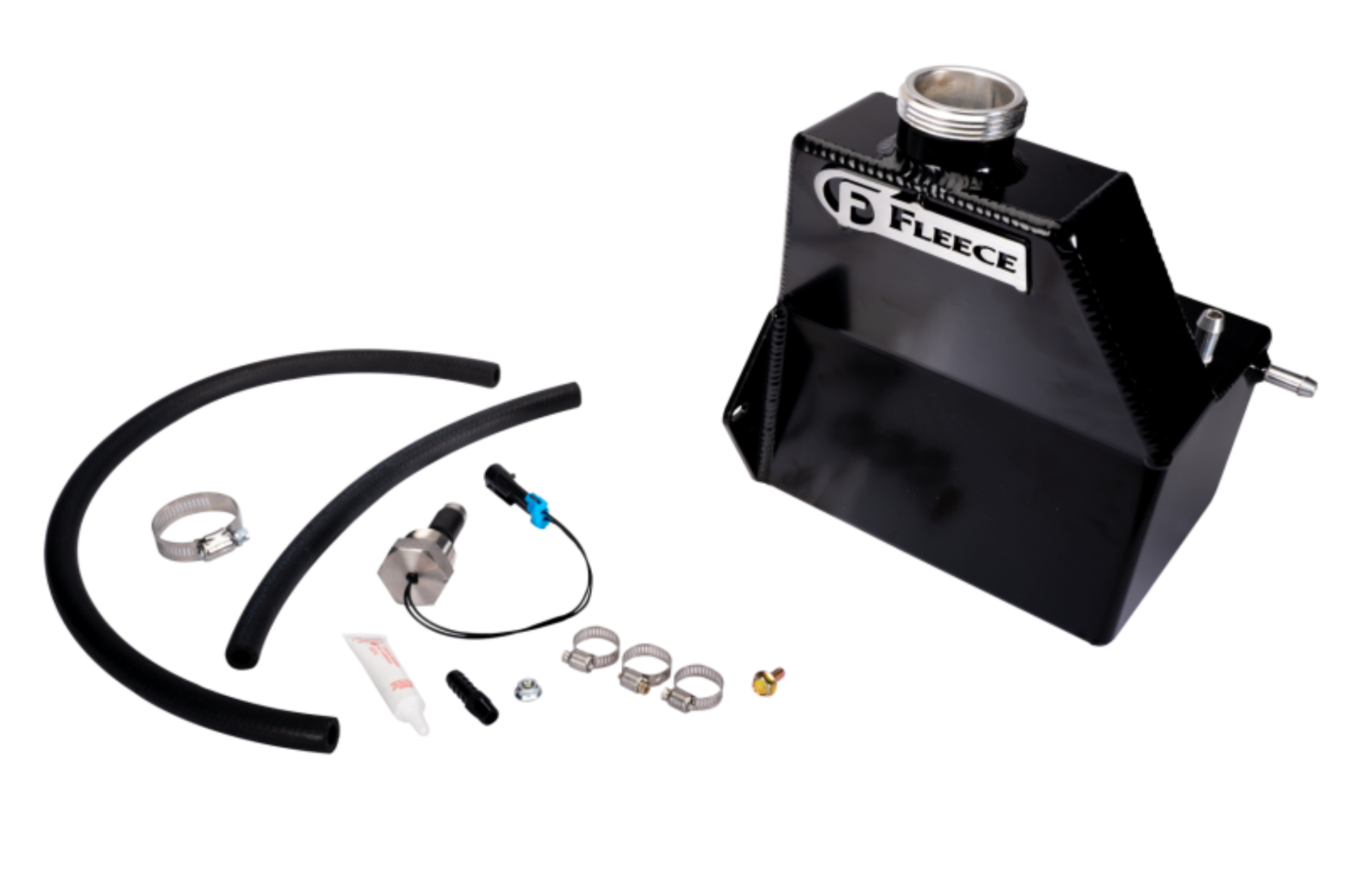 Picture of Fleece Performance 13-18 Dodge Ram 2500/3500 6.7L Cummins Replacement Coolant Tank