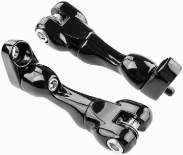 Picture of Kuryakyn Adjustable Passenger Peg Mounts for Harley-Davidson Touring and Indian Models Gloss Black