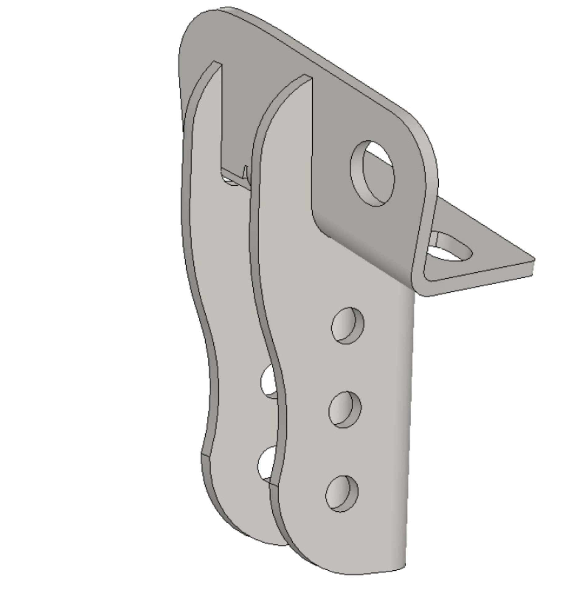 Picture of Artec Industries 97-06 Jeep Wrangler TJ Frame Side Trackbar Mount - 2 1/2 In - 3 1/2 In Stretch