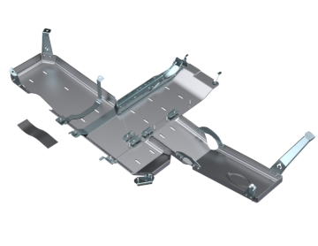 Picture of Artec Industries 21-25 Jeep Wrangler JL Sahara Jl Full Bellypan w/ Oil Door - 2 Door 3.6L Alum