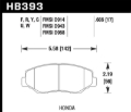 Picture of Hawk Acura/Honda HPS Street Front Brake Pads