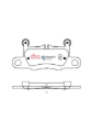 Picture of DBA 2018+ Porsche Cayenne Turbo Street Series Rear Brake Pads