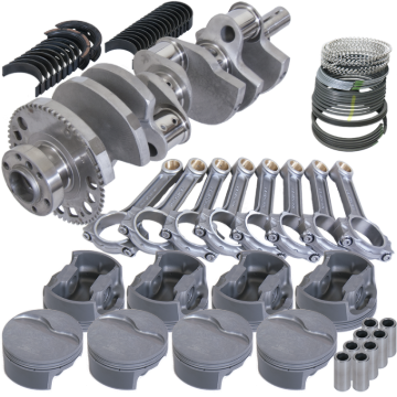Picture of Eagle Chevy LS3 4in 4140 Crank 6.125in 4340 Rods -5.8cc Flat Piston Pro Street Rotating Assembly